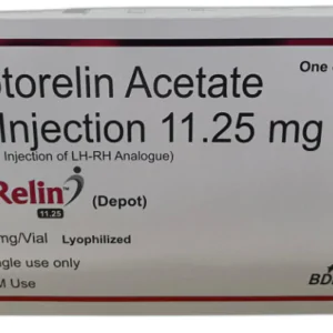 Bdrelin Triptorelin Acetate 11.25 mg depot injection carton by BDR Pharmaceuticals