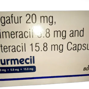 Furmecil Tegafur Gimeracil Oteracil capsules carton by BDR Pharmaceuticals