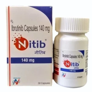 Nitib Ibrutinib 140mg Capsules - Medicine Distributor in Delhi | A.K. Pharma