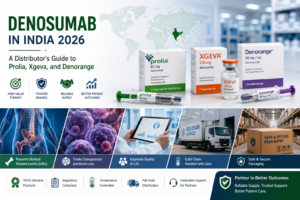 Denosumab Prolia Xgeva Denorange vials illustration - Medicine Distributor in Delhi | A.K. Pharma