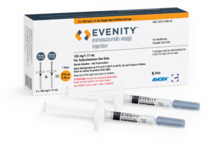 Evenity Romosozumab 105mg/1.17mL Injection - Medicine Distributor in Delhi | Pharmaceutical Distributor in Delhi | A.K. Pharma