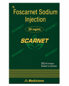 Scarnet Foscarnet Sodium 24mg/mL Injection - Medicine Distributor in Delhi | Pharmaceutical Distributor in Delhi | A.K. Pharma