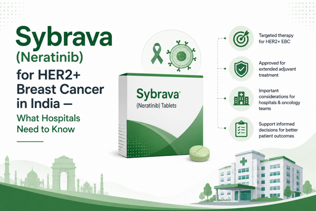 Sybrava Neratinib HER2 Breast Cancer India — Medicine Distributor in Delhi | A.K. Pharma
