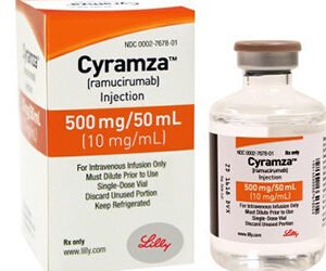 Cyramza ramucirumab vial